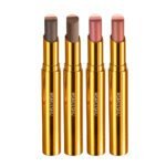 Honey brace gold diamond three-color eyeshadow stick gradient color development A touch of molding lazy fine glitter highlight eyeshadow is easy to develop and full of color - Image 5