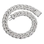 18mm new large dense diamond Cuban chain European and American hip-hop copper micro-encrusted diamond Cuban necklace factory direct sales - Image 5