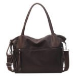 2024 New Crossbody Bag Bag Women's Nylon Cloth Solid Color Tote Bag Large Capacity Commuter Armpit Bag Shoulder Bag - Image 5