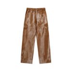 Vintage high-street Harajuku tie-dyed straight trousers - Image 2