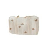 Korean ins new embroidery travel bag, large capacity duffle bag, lightweight storage, handbody, crossbody bag, Boston bag - Image 5