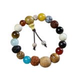 Eighteen seeds multi-treasure bracelet Bodhi 18 seeds 18 seeds Buddha beads jewelry Xingyue Wen play men's and women's bracelets live broadcast hit - Image 5