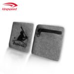 Dongguan cotton knit sweat-absorbing wrist strap football basketball tennis baseball sports order logo zipper wristband