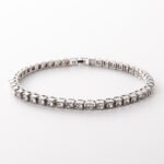Cross-border Hip Hop Jewelry Men's Fashion Trend Jewelry Wholesale Full Rhinestone 5mm Tennis Chain One Row Bracelet