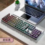 HP/HP K500Y wired manipulator keyboard back photoelectric competition game retro round keycap computer applicable - Image 4