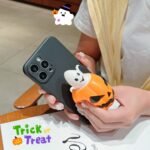 Europe and the United States decompression pinching phone shell Halloween pumpkin spoof suitable for Samsung note 5 8 9 10 20 soft - Image 4