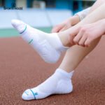 House Sports Home  Summer Thin Breathable Running Socks Professional Towel Bottom Sports Socks - Image 2