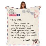 New cross-border ins printing flannel thick blanket envelope fleece blanket shawl blanket nap single autumn and winter cover blanket - Image 3