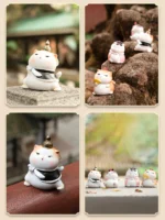 Forbidden City Cat Car Decoration Office Desktop Healing Gift Ornament Mini Cute Cartoon High-end Exquisite - Image 4