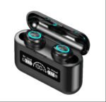 Cross-border explosion f9 F9-5C Bluetooth headset TWS5.1 wireless touch digital display in-ear sports headset factory - Image 6