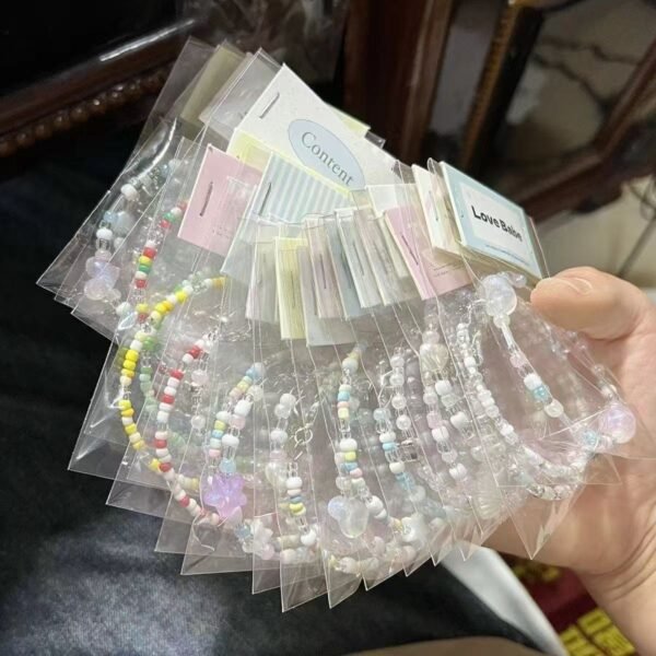 Colorful beaded rice bead bracelet summer small fresh public new girlfriend night market stall wholesale gift with worry