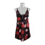 Cross-border foreign trade exclusively for sexy leopard-print nightdress multi-color satin pajamas women's printed lace suspender skirt backless 098 - Image 5