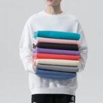 Hoodless short-sleeved sweatshirt men's trendy ins trendy brand couple men's jacket men's top loose crew neck white T-shirt - Image 3