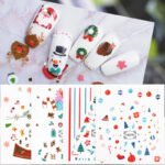 Zhengxiang New Christmas Nail Art Jewelry DIY Nail Art Stickers Small Decals INS Amazon Halloween Nail Stickers