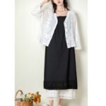 Spring and summer new Japanese women's wear beautiful back suspender dress loose all-match bottoming petticoat vest women's inner wear long skirt - Image 6