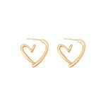 925 silver needle retro geometric metal earrings women's niche temperament premium stud earrings explosive and versatile earrings wholesale - Image 5