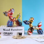 Nordic style colorful resin balloon dog decoration art party party decoration living room bedroom home creative decoration