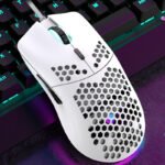 Hyun silver fox XYH90 wired game mouse hole luminous desktop computer notebook office electric competition mouse cross-border