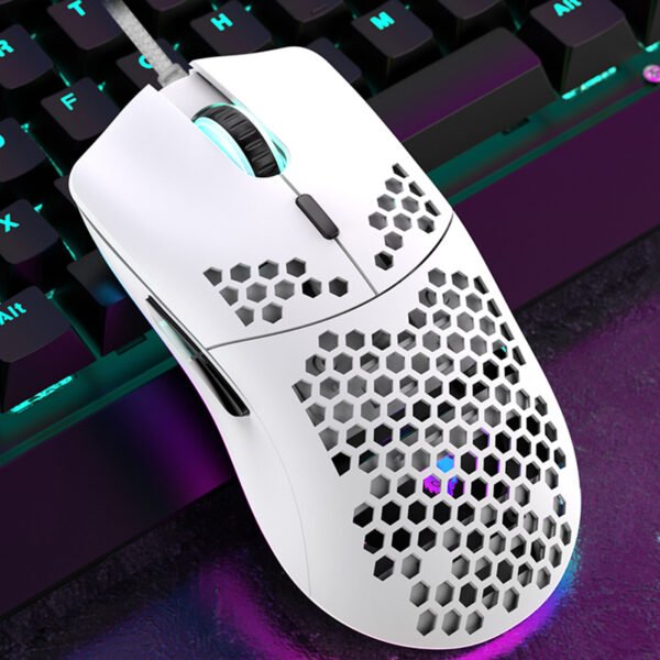 Hyun silver fox XYH90 wired game mouse hole luminous desktop computer notebook office electric competition mouse cross-border