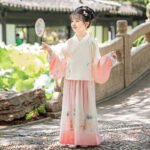 Girls' Hanfu Rabbit Print - Image 4