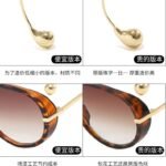 Foreign trade Europe and the United States retro large frame personality double beam sunglasses new aviator sunglasses cross-border fashion Europe and the United States 25 - Image 2