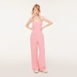 Halter bra backless jumpsuit