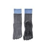 Medium tube five-finger yoga socks Women's double Luo Lipa tabi Pilates socks professional non-slip indoor sports fitness dance socks - Image 5