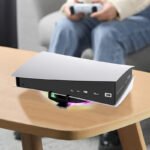 Ps5 host light-emitting base cool gradient color colorful charging stand charging tray bracket LED game peripheral accessories - Image 3