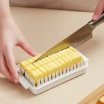 Butter cutting storage box with lid refrigerator cheese cheese storage crisper baked tofu butter knife cutter