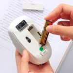 Powerful 3738 wireless mouse black and white home office mobile portable notebook desktop computer mouse - Image 3