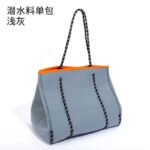 Self-supporting punching diving material beach bag mother bag manufacturer large capacity ladies beach bag - Image 7