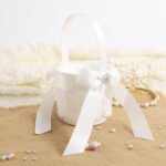 Ring Pillow Happy Basket Western Wedding Supplies White Square Bud Ring Pillow Newlyweds Ring Setting Wholesale - Image 3