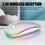 Viper BM110 wireless mouse Bluetooth dual-mode light-emitting laptop tablet office business fashion portable