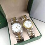 Couple steel band pair watch simple high value quartz watch fashion, light luxury high-end sense waterproof quartz steel band watch - Image 4