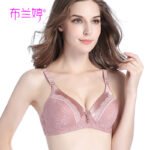 Middle-aged and elderly bra without steel ring large size bra middle-aged women thin section breathable gather mother underwear factory direct supply