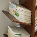 Jiayi Nordic solid wood tree bookshelf creative bookshelf bookcase floor rack wooden bookshelf bookcase storage rack - Image 2