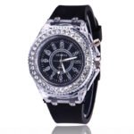 ins same luminous watch personality Harajuku Korean fashion trend male and female primary and secondary school students LED fluorescent couple watch - Image 5