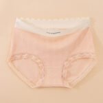 Women's underwear wholesale cotton high-quality girls seamless large size high-value breathable mid-high waist pure cotton underwear women - Image 6