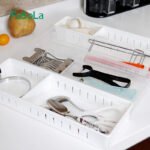 FaSoLa Japanese Kitchen Drawer Storage Box Transparent Plastic Cosmetic Coverless Rectangular Classification Storage Box - Image 3