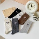 Socks men's autumn and winter socks embroidered letter socks athleisure cotton men couple trendy socks manufacturers wholesale - Image 4