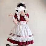 Maid Japanese outfit sexy cos cute student cabbage tower dress anime maid outfit small amount wholesale - Image 3