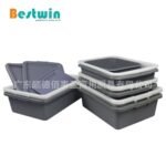 Thickened plastic storage bowl tableware storage box collection car hotel restaurant collection dishes dining car accessories