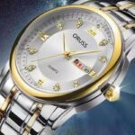 Genuine brand waterproof men's quartz watch simple and versatile high-end sense stainless steel calendar handsome watch manufacturer direct hair - Image 2