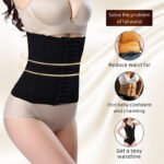 Mesh six-breasted belly belt body sculpting clothes postpartum belly reduction restraint waist belt waist belt waist clip - Image 2