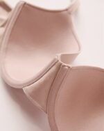 Canadian glossy basic summer all-match thin cotton large-size cup with steel ring comfortable push-up ladies bra - Image 4