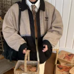Japanese vintage patchwork lapel jacket