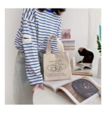 Youth printed commuter lunch box bag 2022 personality Japanese style with rice bag snack bag simple fashion small handbag female