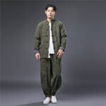 Improved Hanfu corduroy suit - Image 3