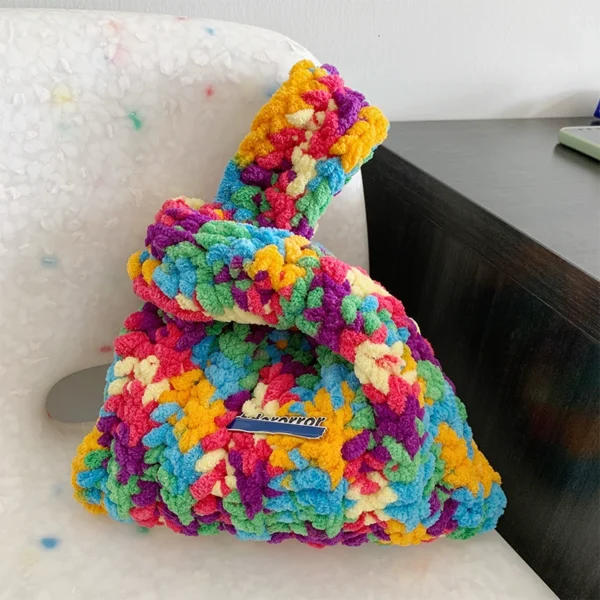 Crochet Japanese wrist bag