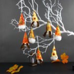 Zonghong cross-border harvest festival doll hanging props faceless old man dwarf doll Thanksgiving scene decoration - Image 5